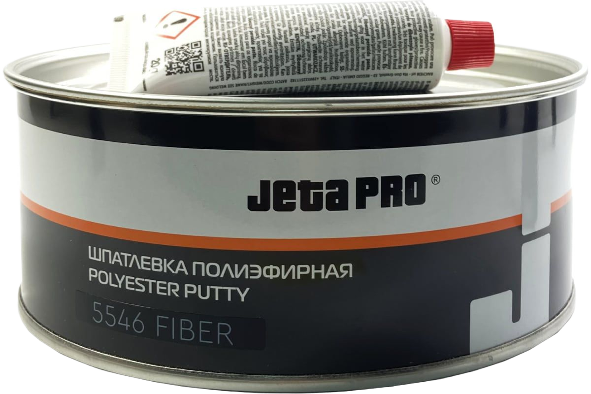 5546/0,5 Шпатлевка FIBER со стекловолокном JETAPRO 0,5кг