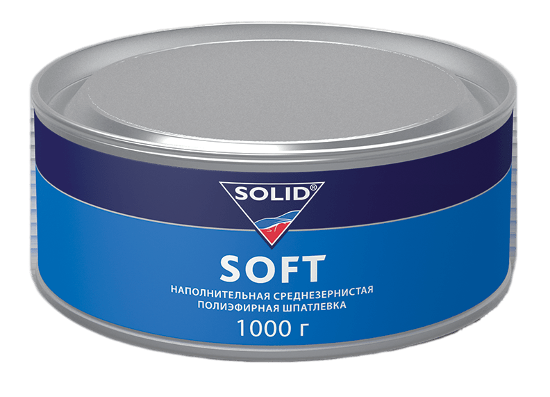 312.2.1000 SOLID SOFT Наполнительная мелкозернистая шпатлевка 1000гр