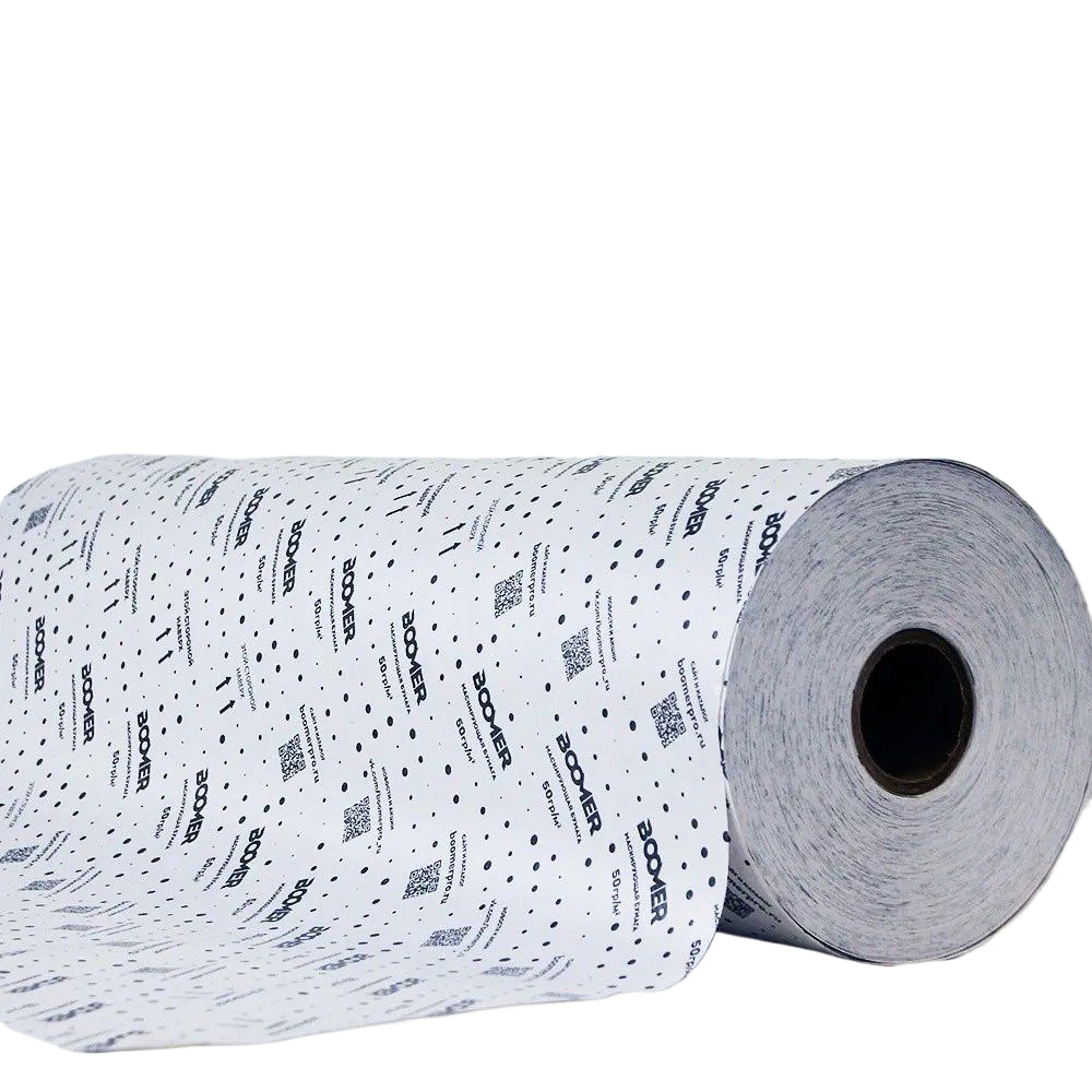 803920/50 Бумага маскировочная с полиэтиленом BOOMER 50 г/м2, 0,9 х 200м