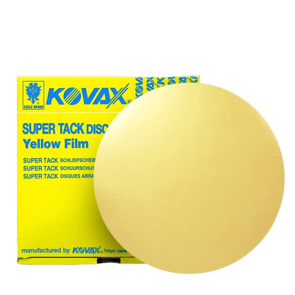 7781000 Микроабразивный круг KOVAX Yellow film 152мм, без отверстий  Р1000