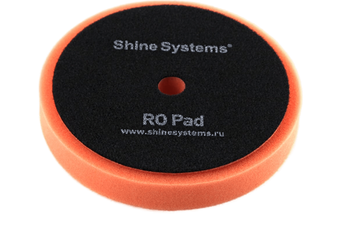 SS547 Shine Systems RO Foam Pad Orange - полировальный круг мягкий оранжевый, 130 мм