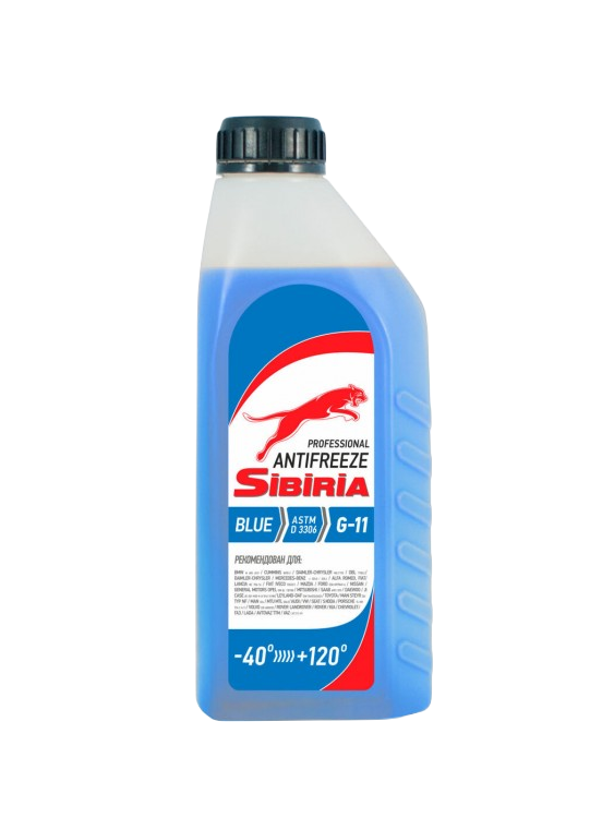 Антифриз SIBIRIA G11 Синий (-40) 1кг