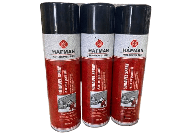 990 Антигравий Hafman Spray Черный, аэр. 500мл