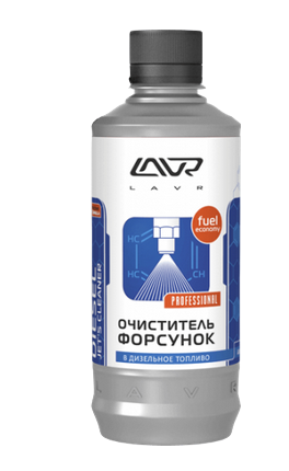 Ln2110 LAVR Jet Diesel Очиститель форсунок присадка в дизельное топливо (на 40-60л) 0,33л