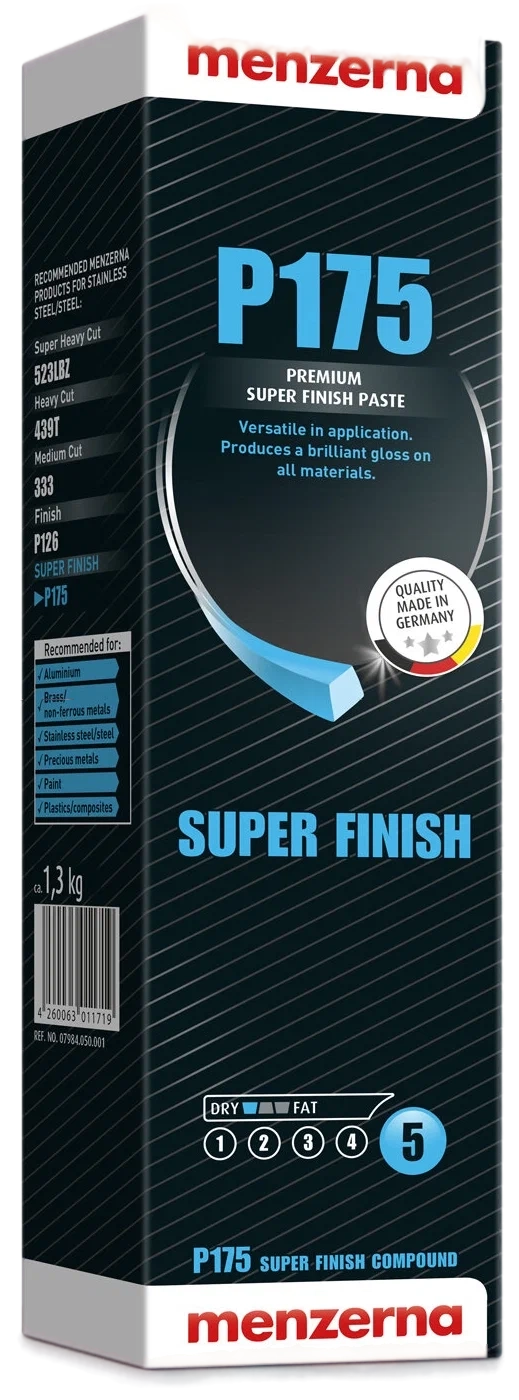 07984.050.001 Паста Menzerna Super Finish paste P175 Твердая желтая 1,3 кг