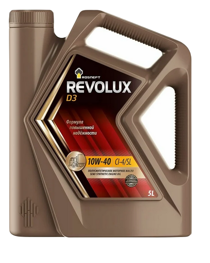 Роснефть масло моторное RN  Revolux D3 10w40 CI-4/CG-4/SL CI-4/CF полусинтетическое 5л