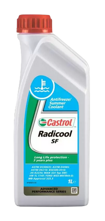 155FA2 CASTROL Антифриз RADICOOL SF красный концентрат 1л