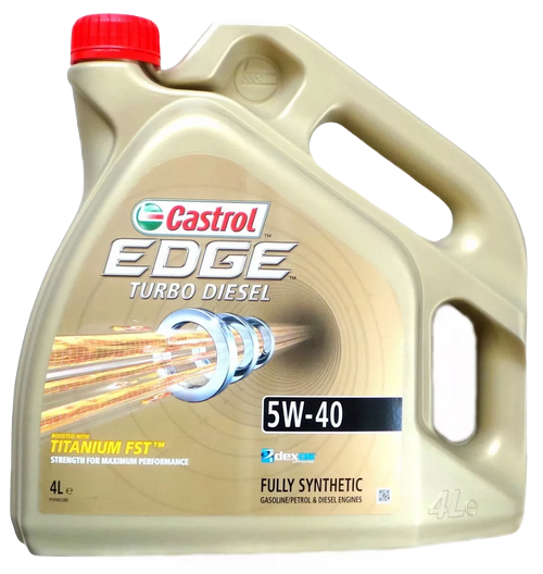 15BB02 CASTROL масло моторное  EDGE Turbo Diesel SAE 5W40 синтетическое 4л