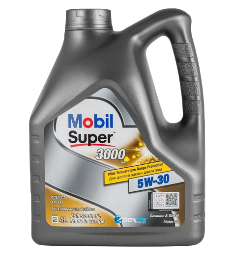 MOBIL 153018 масло моторное SUPER 3000 XE 5W30 синтетическое 4л