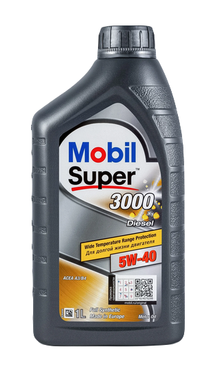 MOBIL 152573 масло моторное Super 3000 Diesel 5w40 синтетическое 1л