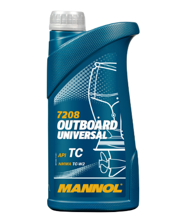 MANNOL 7208 2-takt OUTBOARD Universal TC-W2 Для лодочных 2-х тактных двигателей минеральное 1л