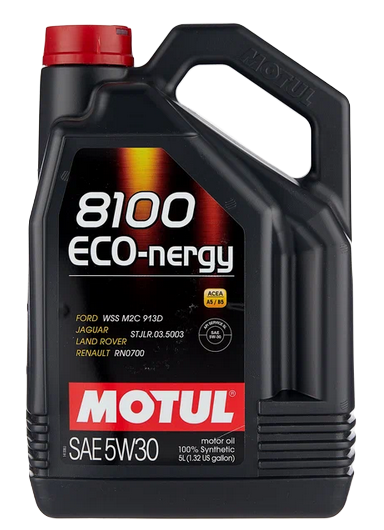 MOTUL 102898 масло моторное 8100 ECO-NERGY 5w30 SL/CF A5/B5 синтетическое 5л