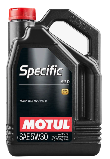 MOTUL 104560 масло моторное SPECIFIC FORD 913D 5w30 A5/B5 синтетическое 5л