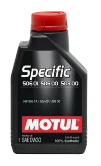 MOTUL  масло моторное SPECIFIC VW 506.01/506.00/503.00 0w30 синтетическое 1л