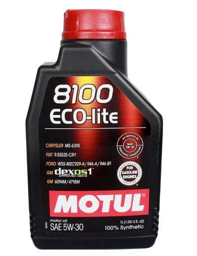 MOTUL 108212 масло моторное 8100 ECO-LITE 5w30 SN/CF-5 синтетическое 1л (для бензиновых японских авто)