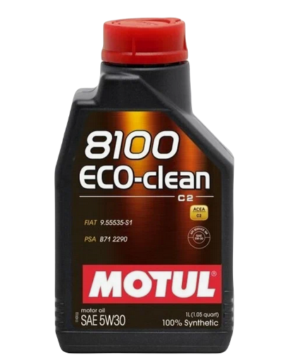 MOTUL 101542 масло моторное 8100 ECO-CLEAN 5w30 SN/CF C2 синтетическое 1л