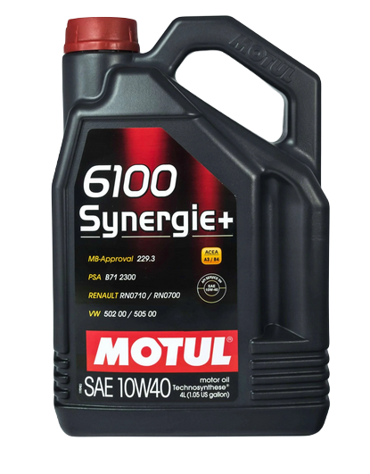 MOTUL 109463 масло моторное 6100 Senergie+ 10w40 синтетическое 4л