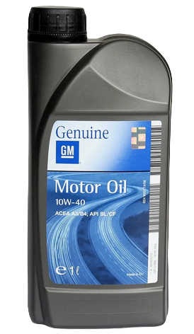 GM масло моторное Motor Oil SAE 10W40 1л 1942043