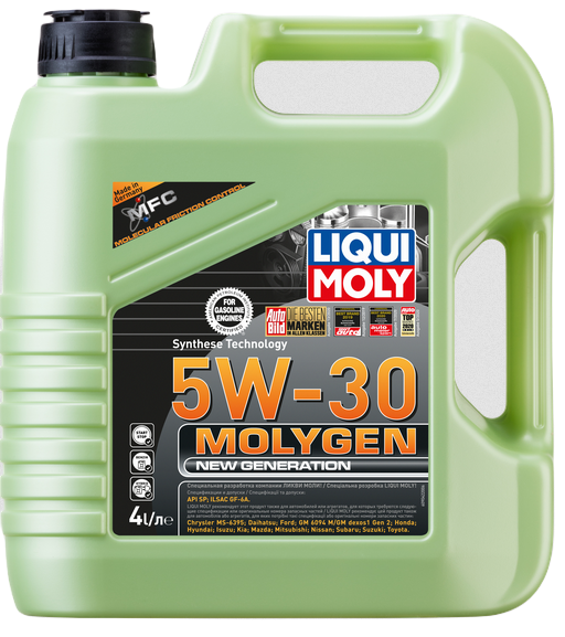 Liqui Moly 9042 масло моторное Molygen New Generation 5w30 SP HC-синтетическое 4л