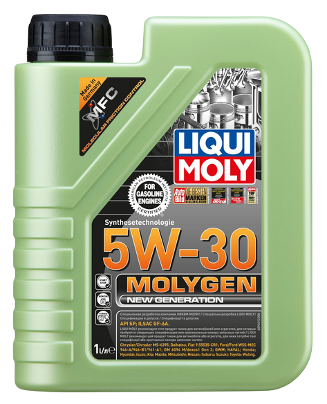 Liqui Moly 9041 масло моторное Molygen New Generation 5w30 SP HC-синтетическое 1л