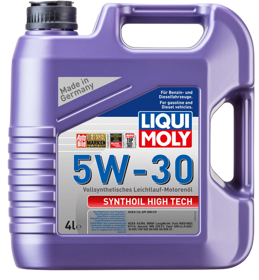 Liqui Moly 9076 Масло моторное Synthoil High Tech 5W30 SM/CF A3/B4 C3 синтетическое 4л