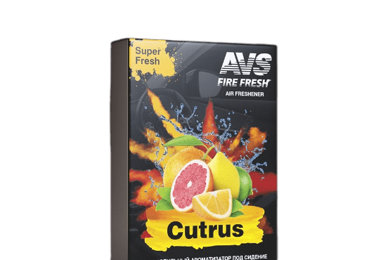 A07504S Ароматизатор AVS US-030 Super Fresh (Цитрус/Citrus) (гелевый)