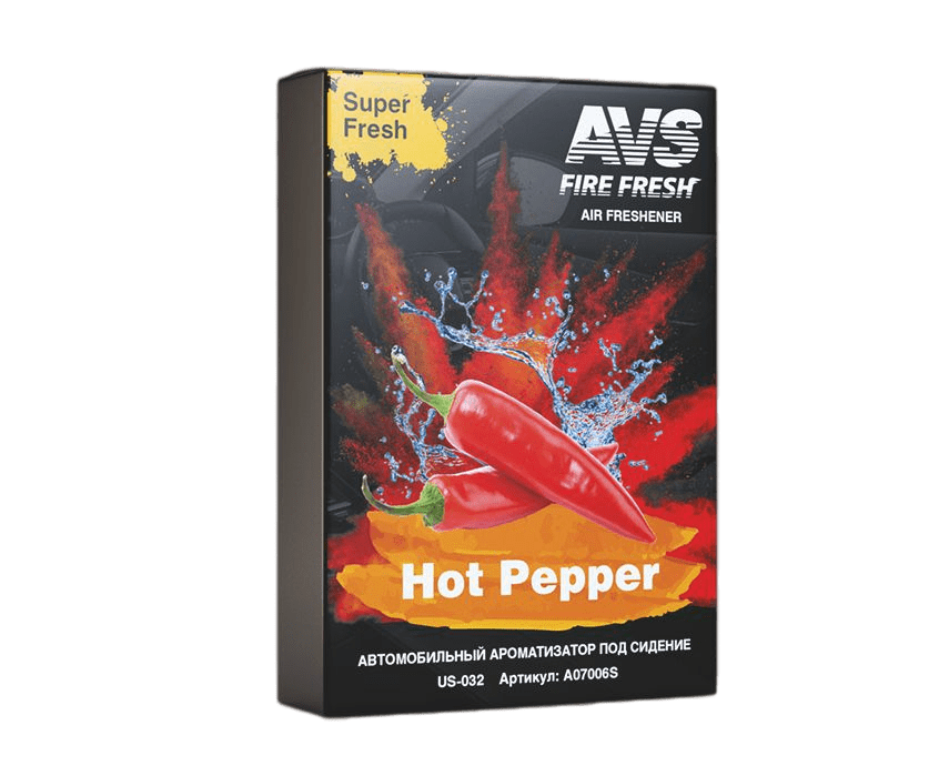 A07505S Ароматизатор AVS US-032 Super Fresh (Перец/Hot Pepper) (гелевый)