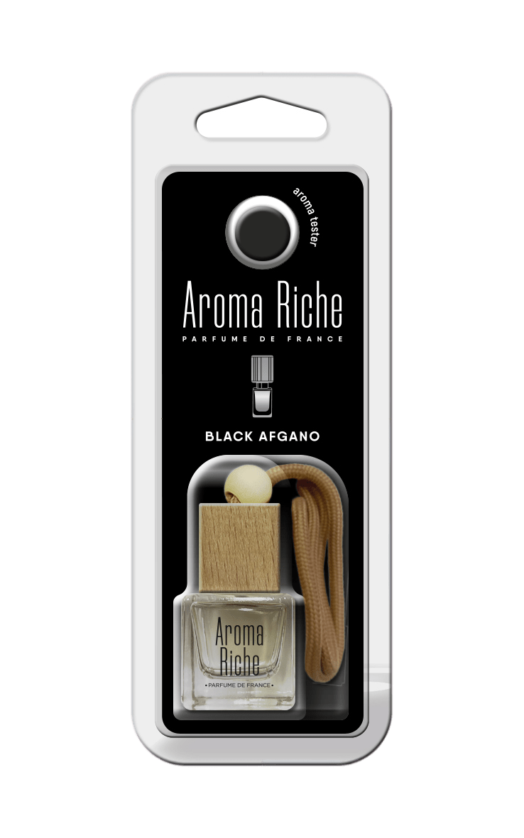 ARB-19 Ароматизатор воздуха AROMA RICHE - Black Afgano (флакон с деревянной крышкой)