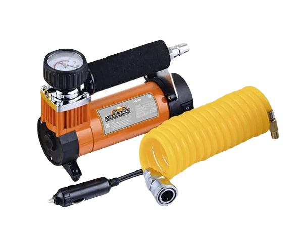 Компрессор AC-05 поршневой 150PSI(30л/мин, 12А) 12V, с LED-фонарем, в кейсе АВТОСТОП (AC-05