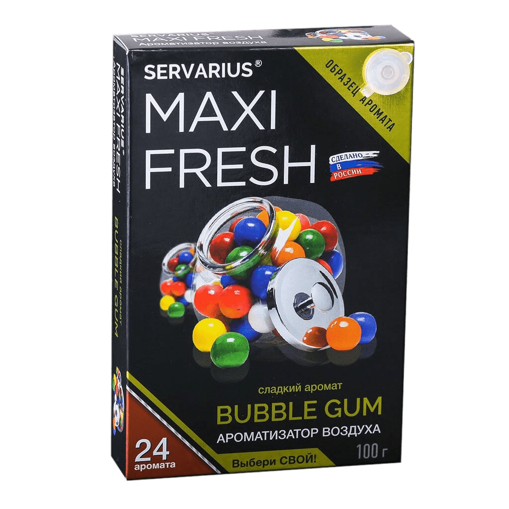 Освежитель воздуха MF-114 MAXI FRESH (Bubble gum) гелевый, под сиденье 100гр (MF-114)