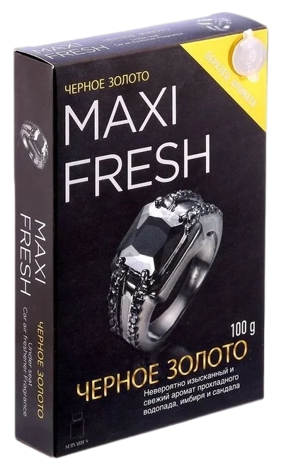 Освежитель воздуха MF-111 MAXI FRESH (черное золото) гелевый, под сиденье 100гр (MF-111)