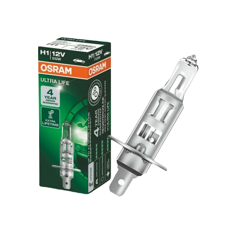 Автолампа 12V Н1 (55) Р14.5s ULTRA LIFE OSRAM (О-64150 ULT)