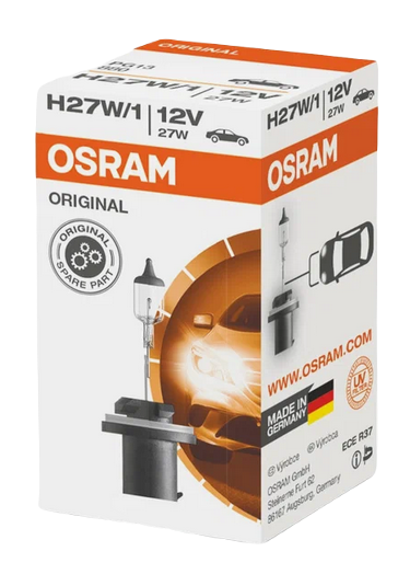 Автолампа 12V №880 (Н27W) РG13 HALOGEN OSRAM (О-880)