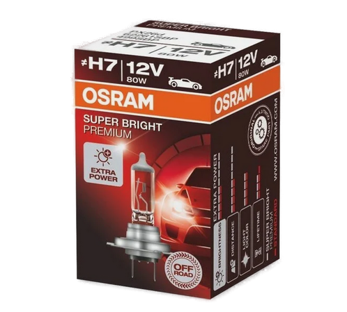 Автолампа 12V H7 (80) PX26d SUPER BRIGHT PREMIUM RALLY OSRAM O-62261SBP