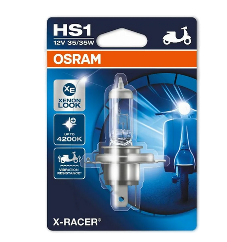 Автолампа 12V HS1 (35/35) PX43t+20%  X-RACER XENON 4200K (блистер)  OSRAM (O-64185XRбл)