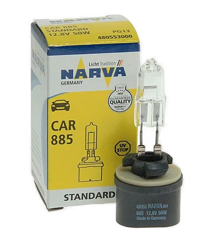 Автолампа 12V №885 (50W) PG13 NARVA (N-48055)