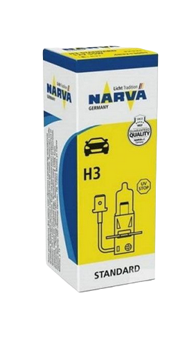 Автолампа 12V Н3 (55) PK22s NARVA (N-48321)