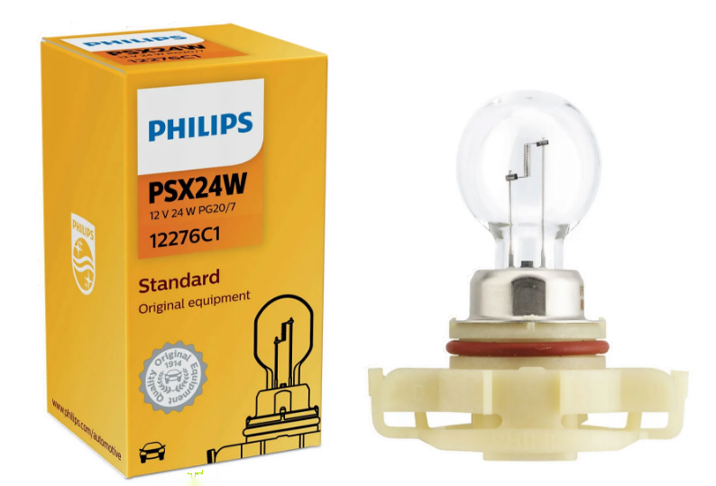 Автолампа 12V PSX24W (PG20/7) PHILIPS (Р-12276)