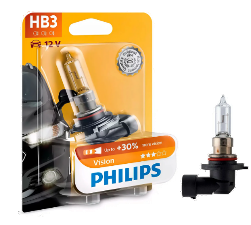 Автолампа 12V HB3/9005 (65) P20d Blue Vision блистер PHILIPS (P-9005BVбл)