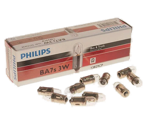 Автолампа 24V T3W (BA7s) PHILIPS (P-13829)