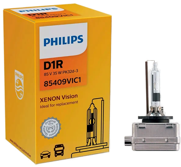 Автолампа 85V  D1R (35) PK32d-3 XENON VISION 4600K PHILIPS (P-85409VI)