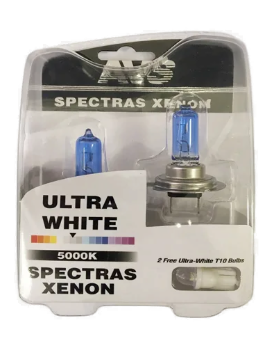 A07250S Автолампы 12V H7 (75) 5000K AVS SPECTRAS Xenon газонаполненные комплект 2шт+2шт T10