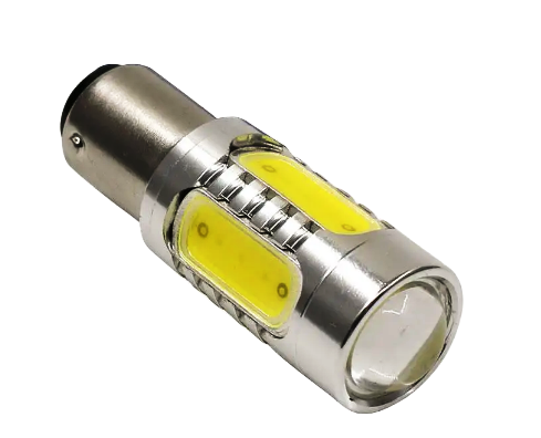 Автолампа 12V P21/5W (BAY15d) 5SMD св/д MEGA WHITE 6000K MEGAPOWER (M-57315W)