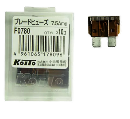 Предохранитель 1шт FUSE 7.5 Amp KOITO (F0780)